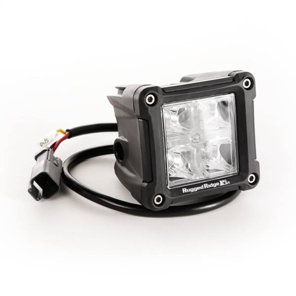 Rugged Ridge - Rugged Ridge Light Kit, 3 Inch, LED, Cube, Combo High/Low Beam 15209.30 - Image 1