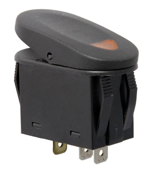 Rugged Ridge - Rugged Ridge Rocker Switch, 2 Position, Amber 17235.01 - Image 1