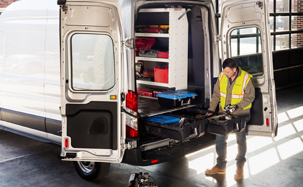 Decked - Decked Cargo Van Storage System 92-14 Ford Econoline 138 FT - VNFD92ECRG55 - Image 1