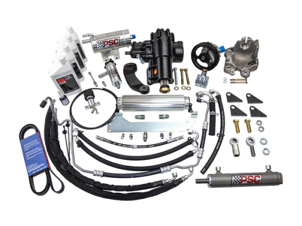 PSC Steering - PSC Steering Cylinder Assist Steering Kit Weld On 6.75 AFM Axle 1.375 Tie Rod Gladiator JT/Wrangler 3.6L Non-ETorque - SK689R36JP3-6.75W-1.375 - Image 1