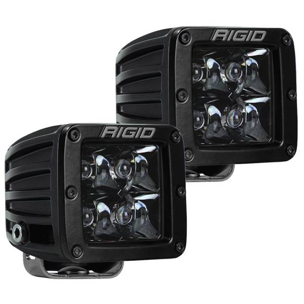 Rigid Industries - Rigid Industries Spot Surface Mount Midnight Pair D-Series Pro - 202213BLK - Image 1