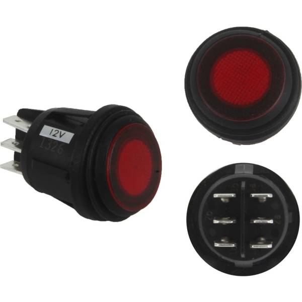 Rigid Industries - Rigid Industries 3 Position Rocker Switch Red - 40181 - Image 1