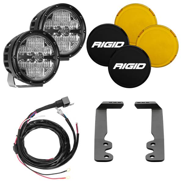 Rigid Industries - Rigid Industries 2022+ Toyota Tundra 6 Inch 360-Series A-Pillar Lighting Kit - 46806 - Image 1