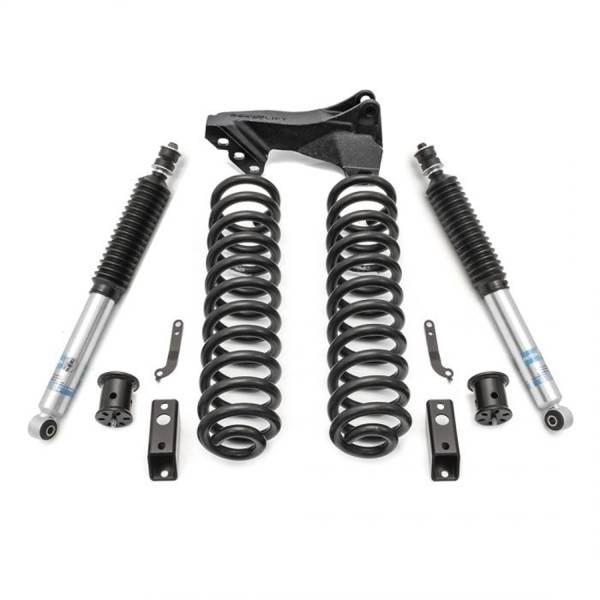 ReadyLift - ReadyLift Coil Spring Leveling Kit 2.5 in. Front Lift Bilstein Front Shocks Incl. Track Bar Bracket - 46-2723 - Image 1