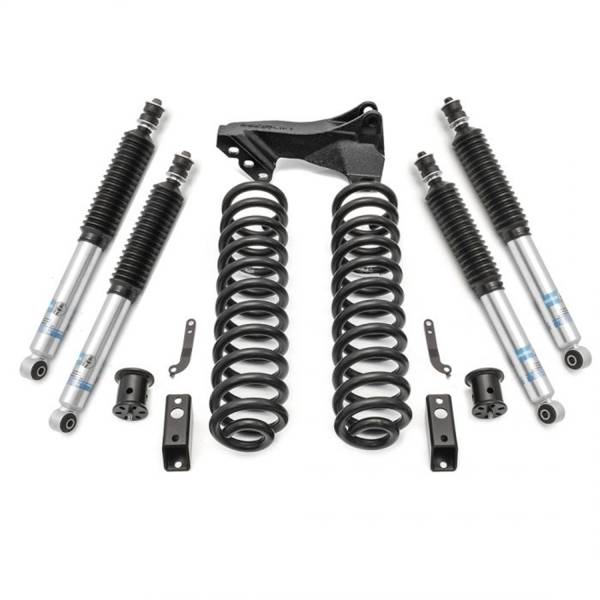 ReadyLift - ReadyLift Coil Spring Leveling Kit 2.5 in. Front Lift Bilstein Front And Rear Shocks Incl. Track Bar Bracket - 46-2724 - Image 1