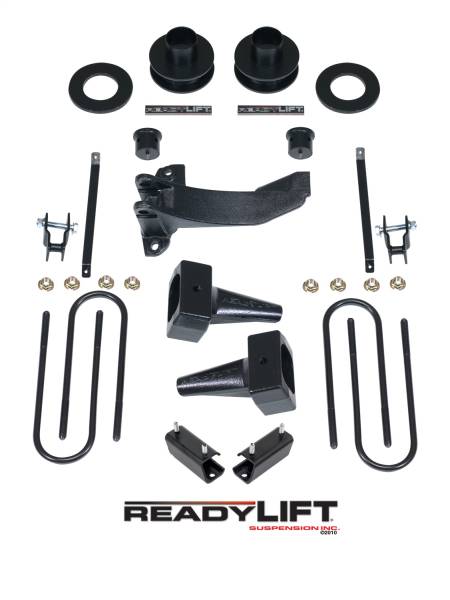 ReadyLift - ReadyLift SST® Lift Kit 2.5 in. Front For 1 Pc. Drive Shaft 5 in. Rear Tapered Blocks - 69-2527 - Image 1