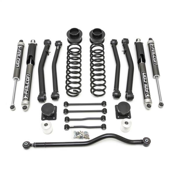 ReadyLift - ReadyLift SST® Lift Kit w/Shocks 4 in. Front/3 in. Rear Lift w/Front Track Bar Incl. Falcon 2.1 Shocks - 69-6041 - Image 1