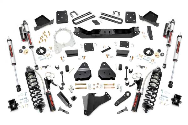 Rough Country - Rough Country Suspension Lift Kit w/Shocks 6 in. Lift Coilover Conversion For Diesel Models Overloaded Vertex Coilover Shocks - 50357 - Image 1