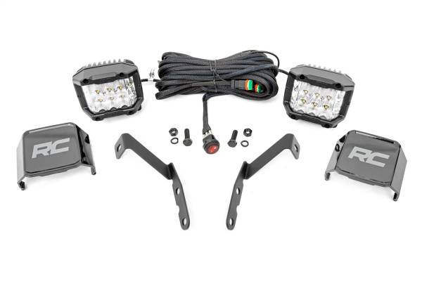 Rough Country - Rough Country LED Light Ditch Mount 3 in. OSRAM Wide - 71062 - Image 1