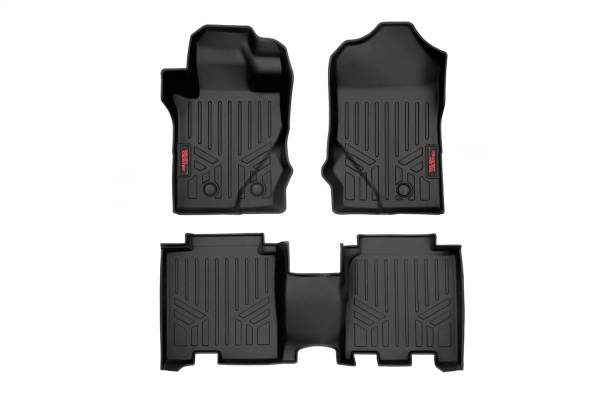 Rough Country - Rough Country Heavy Duty Floor Mats Front And Rear 3 pc. - M-51602 - Image 1