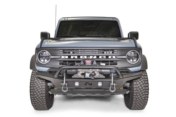 Fab Fours - Fab Fours Stubby Bumper w/Pre-Runner Guard Bare Steel - FB21-B5252-B - Image 1