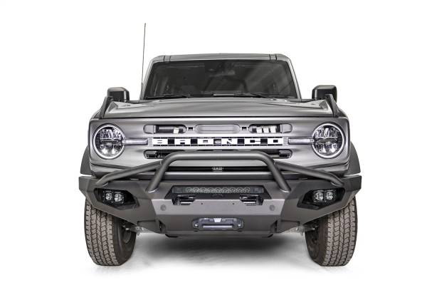 Fab Fours - Fab Fours Matrix Front Bumper w/Pre-Runner Guard Bare Steel - FB21-X5252-B - Image 1