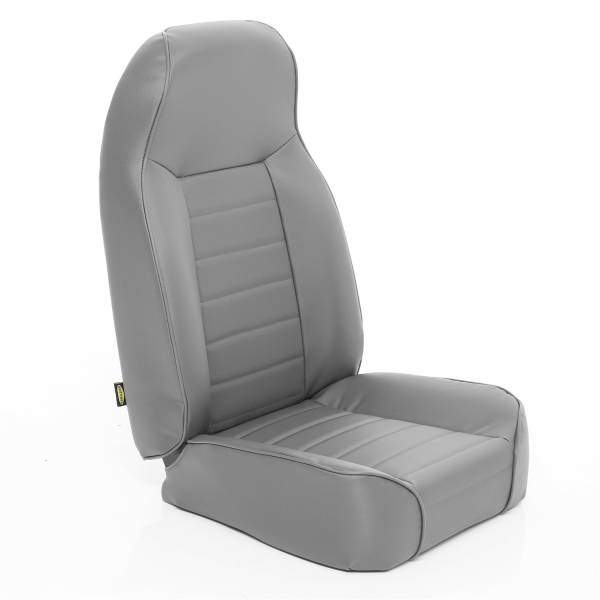 Smittybilt - Smittybilt Standard Bucket Seat Denim Gray No Drilling Installation Front - 44911 - Image 1