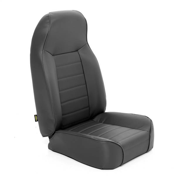 Smittybilt - Smittybilt Standard Bucket Seat Denim Black No Drilling Installation Front - 44915 - Image 1