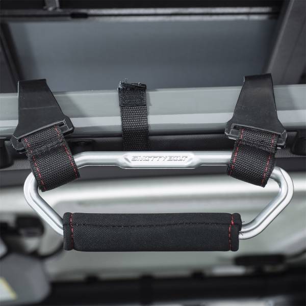 Smittybilt - Smittybilt Grab Handle 2 Piece Black and Silver - 779311 - Image 1