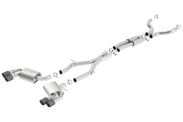 Borla - Borla Cat-Back™ Exhaust System - S-Type 140687CF - Image 1