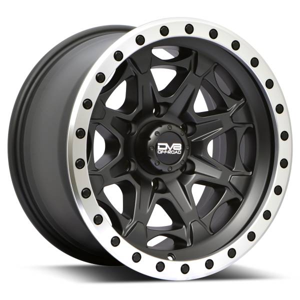 DV8 Offroad - DV8 Offroad 886 Sim Beadlock; Matte Black; 20 X 12; BP:6X139.7; OS:-44 886B-2128344 - Image 1