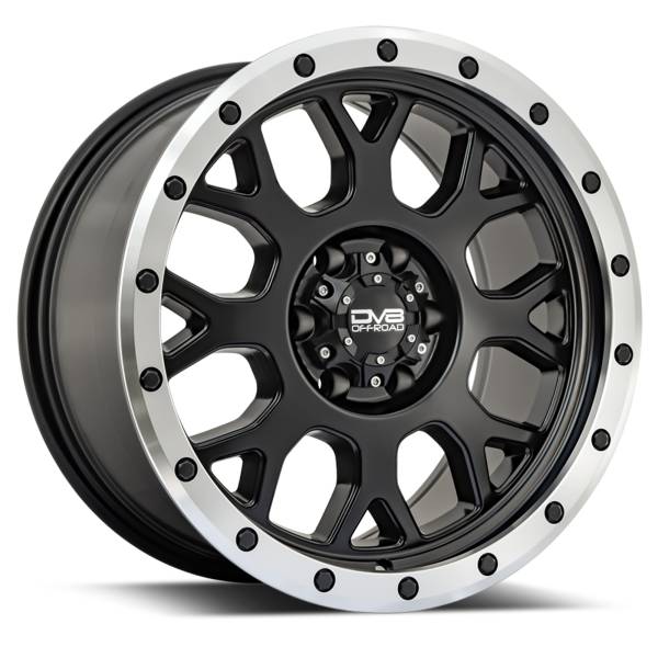 DV8 Offroad - DV8 Offroad 887 Sim Beadlock; Matte Black; 17 X 9; BP:6X120; OS:+20 887B-7906920 - Image 1