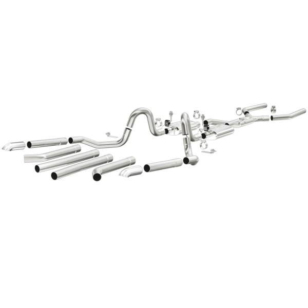 MagnaFlow Exhaust Products - MagnaFlow Exhaust Products Street Series Stainless Crossmember-Back System 15893 - Image 1