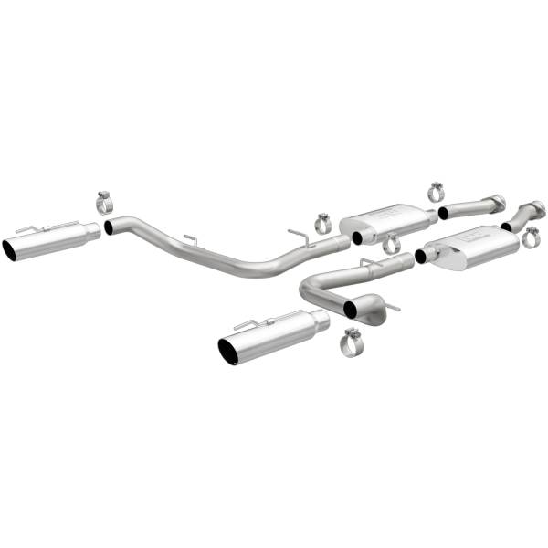 MagnaFlow Exhaust Products - MagnaFlow Exhaust Products Street Series Stainless Cat-Back System 15644 - Image 1