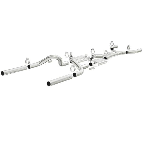 MagnaFlow Exhaust Products - MagnaFlow Exhaust Products Street Series Stainless Crossmember-Back System 15817 - Image 1