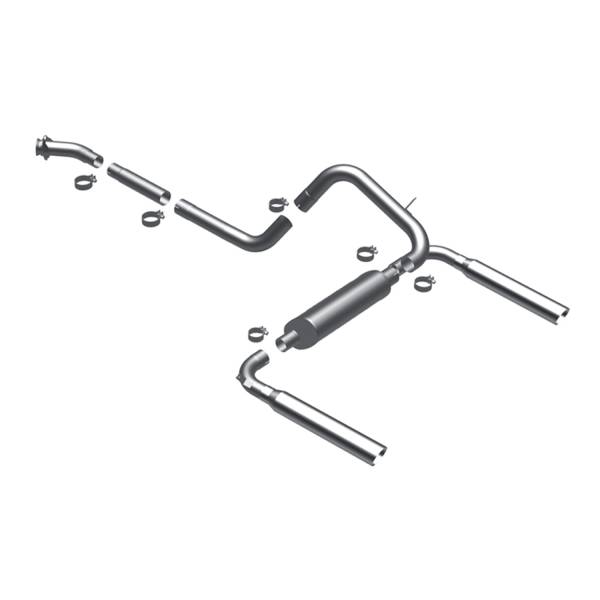 MagnaFlow Exhaust Products - MagnaFlow Exhaust Products Street Series Stainless Cat-Back System 16829 - Image 1