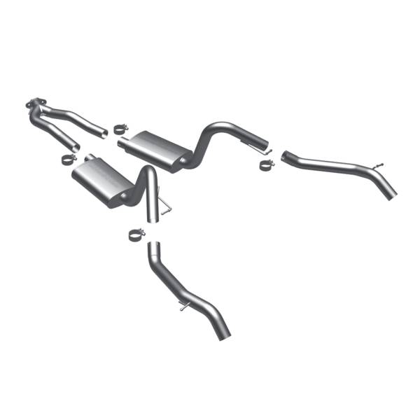 MagnaFlow Exhaust Products - MagnaFlow Exhaust Products Street Series Stainless Cat-Back System 16828 - Image 1