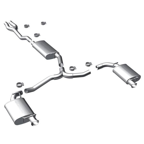 MagnaFlow Exhaust Products - MagnaFlow Exhaust Products Street Series Stainless Cat-Back System 15492 - Image 1