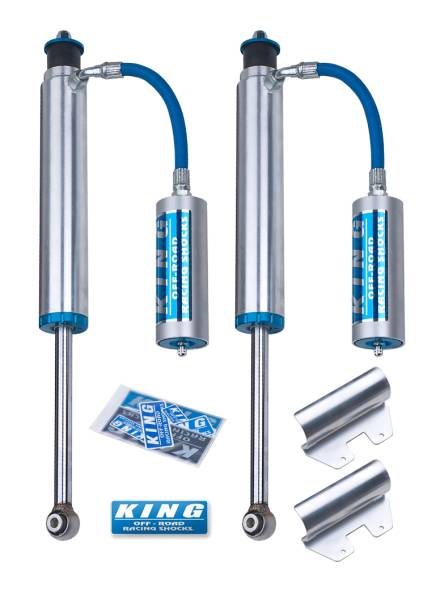 King Shocks - King Shocks 1998-2002 Toyota Land Cruiser Rear 2.5 in Diameter Remote Reservoir Performance Shock Kit Pair 25001-258 - Image 1