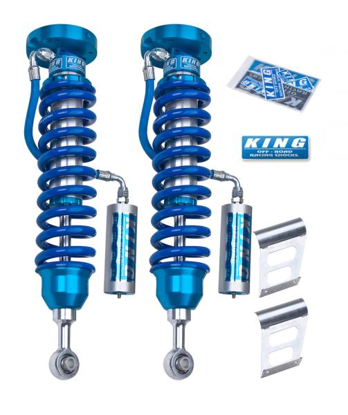 King Shocks - King Shocks 2007-2021 Toyota Land Cruiser Front 2.5 in Diameter Remote Reservoir Performance Coil Over Shock Kit Pair 25001-266 - Image 1