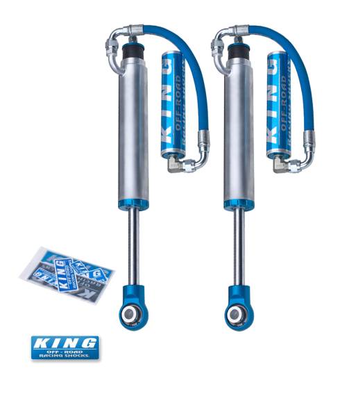 King Shocks - King Shocks 2007-2021 Toyota Land Cruiser Rear 2.5 in Diameter Remote Reservoir Performance Shock Kit Pair 25001-267 - Image 1