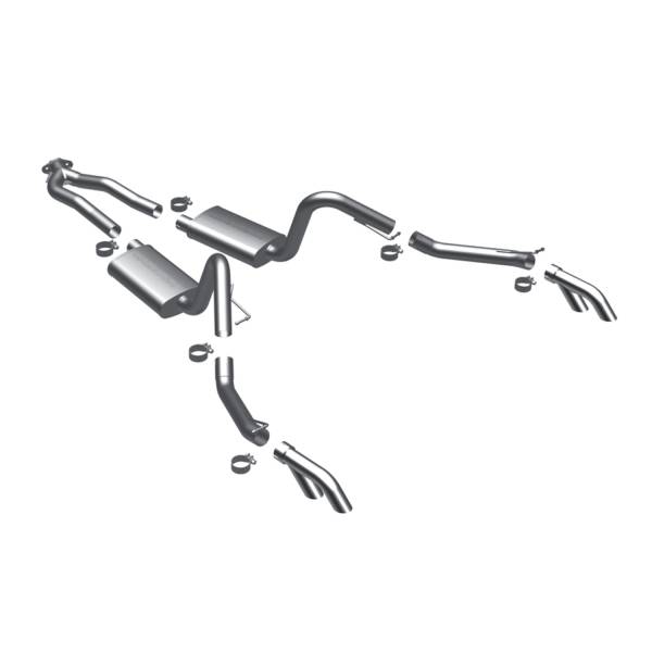 MagnaFlow Exhaust Products - MagnaFlow Exhaust Products Street Series Stainless Cat-Back System 16830 - Image 1