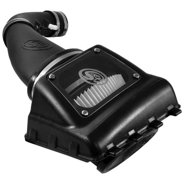 S&B - S&B Cold Air Intake For 11-16 Ford F250, F350 V8-6.2L Dry Dry Extendable White - 75-5108D - Image 1