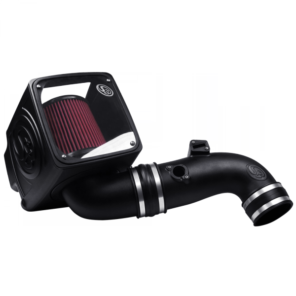 S&B - S&B Cold Air Intake For 11-16 Chevrolet Silverado GMC Sierra V8-6.6L LML Duramax Cotton Cleanable Red - 75-5075-1 - Image 1