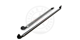 RPM Steering - RPM Steering Jeep Wrangler JK 1 Ton Aluminum Tie Rod and Drag Link Stock Location Under Knuckle Standard Stabilizer Clamp - RPM-1002SC - Image 1