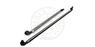 RPM Steering - RPM Steering Jeep Wrangler JK 1 Ton Aluminum Tie Rod and Drag Link Stock Location Under Knuckle Standard Stabilizer Clamp for Fox ATS - RPM-1002FOX - Image 1