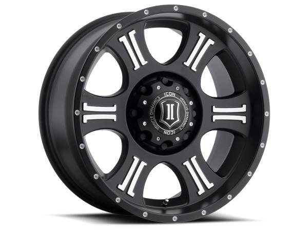 ICON Alloys - ICON ALLOYS SHIELD SAT BLK MACH - 20 X 9 / 8 X 6.5 / 19MM / 5.75" BS - 1020908057MB - Image 1