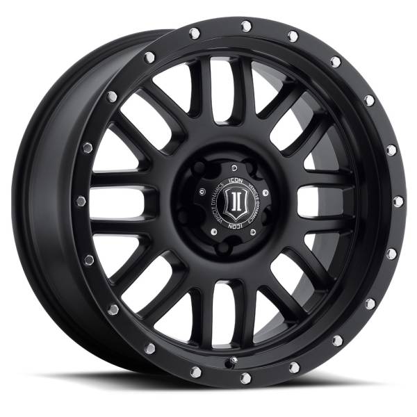 ICON Alloys - ICON ALLOYS ALPHA SAT BLK - 20 X 9 / 6 X 135 / 16MM / 5.625" BS - 1220906356SB - Image 1