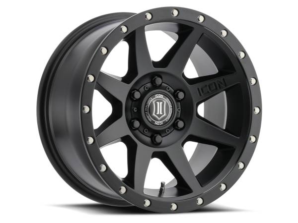 ICON Alloys - ICON ALLOYS REBOUND SAT BLK - 17 X 8.5 / 5 X 150 / 25MM / 5.75" BS - 1817855557SB - Image 1