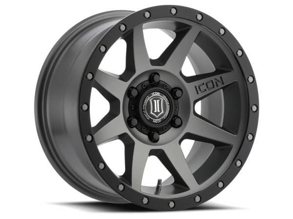 ICON Alloys - ICON ALLOYS REBOUND TITANIUM - 18 X 9 / 6 X 5.5 / 25MM / 6" BS - 1818909060TT - Image 1