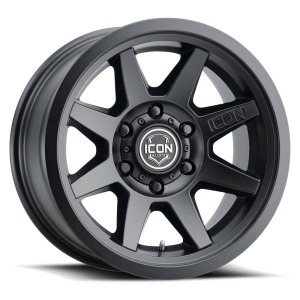 ICON Alloys - ICON ALLOYS REBOUND SLX SAT BLK - 17 X 8.5 / 5 X 5 / -6MM / 4.5" BS - 1917857345SB - Image 1