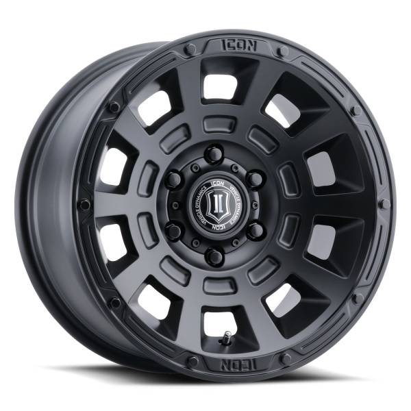 ICON Alloys - ICON ALLOYS THRUST SAT BLK - 17 X 8.5 / 5 X 150 / 25 MM / 5.75" BS - 2817855557SB - Image 1