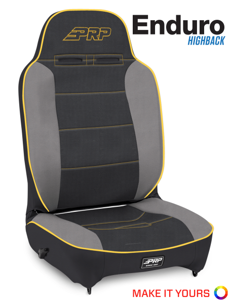 PRP Seats - PRP Enduro High Back Reclining Suspension Seat - (Passenger Side) - A13011045 - Image 1