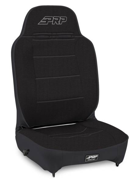 PRP Seats - PRP Enduro High Back Reclining Suspension Seat (Passenger Side) - All Black - A13011045-50 - Image 1