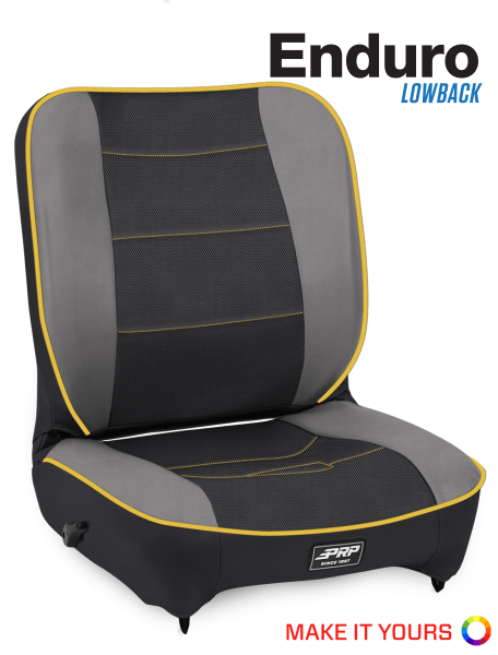 PRP Seats - PRP Enduro Low Back Reclining/Extra Wide Suspension Seat (Driver Side) - A13021244 - Image 1