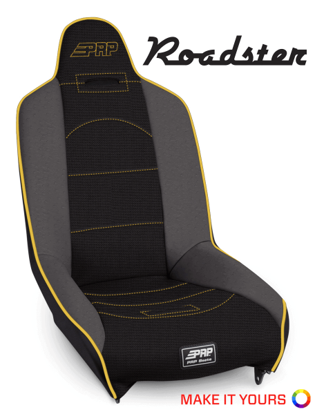 PRP Seats - PRP Roadster High Back Suspension Seat - A150110 - Image 1