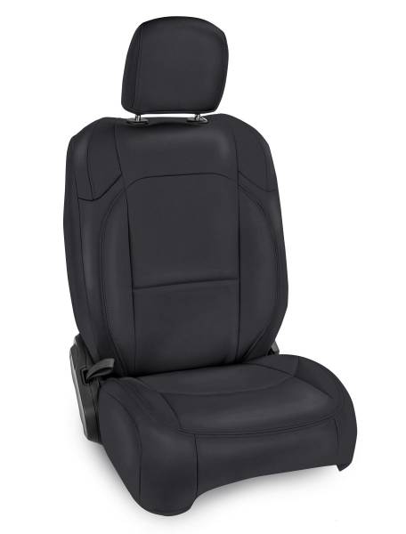 PRP Seats - PRP 2018+ Jeep Wrangler JLU/4 Door/ Jeep Gladiator JT/ Rubicon Front Seat Covers (Pair) - All Black - B040-02 - Image 1