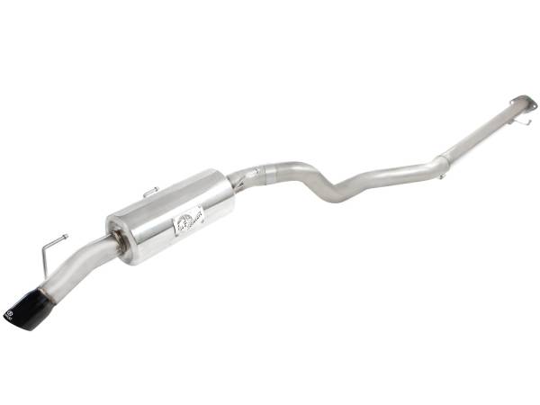 aFe Power - aFe Power Takeda 2-1/2in 304 Stainless Steel Cat-Back Exhaust System w/Black Tip Nissan Juke 11-14 L4-1.6L (t) - 49-36109-B - Image 1