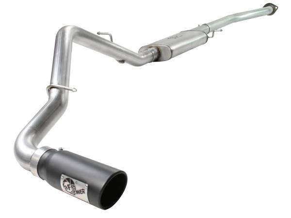 aFe Power - aFe Power MACH Force-Xp 3 IN 409 Stainless Steel Cat-Back Exhaust System w/Black Tip GM Trucks 1500 04-07 V6/V8 - 49-44013-B - Image 1