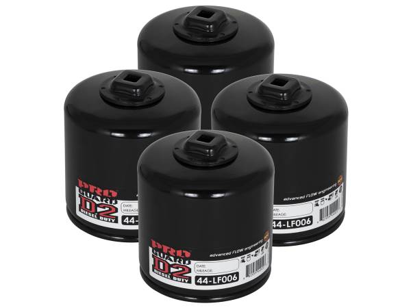 aFe Power - aFe Power Pro GUARD D2 Oil Filter (4 Pack) - 44-LF006-MB - Image 1